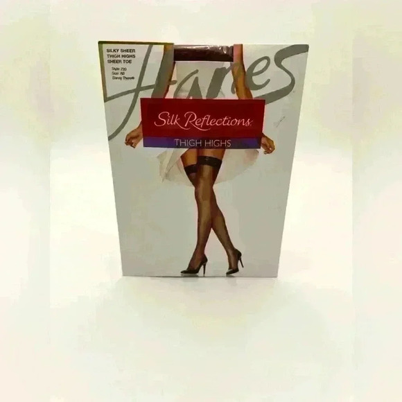 NWT Lace top sheer toe thigh highs - Picture 1 of 1